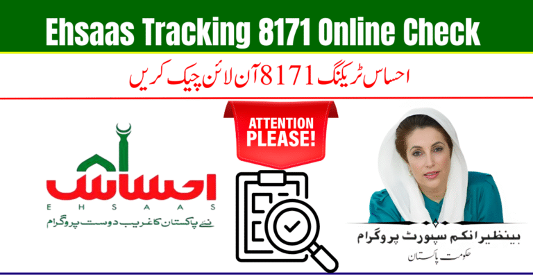 Ehsaas Tracking 8171 Online Check – Complete Guide for Beneficiaries